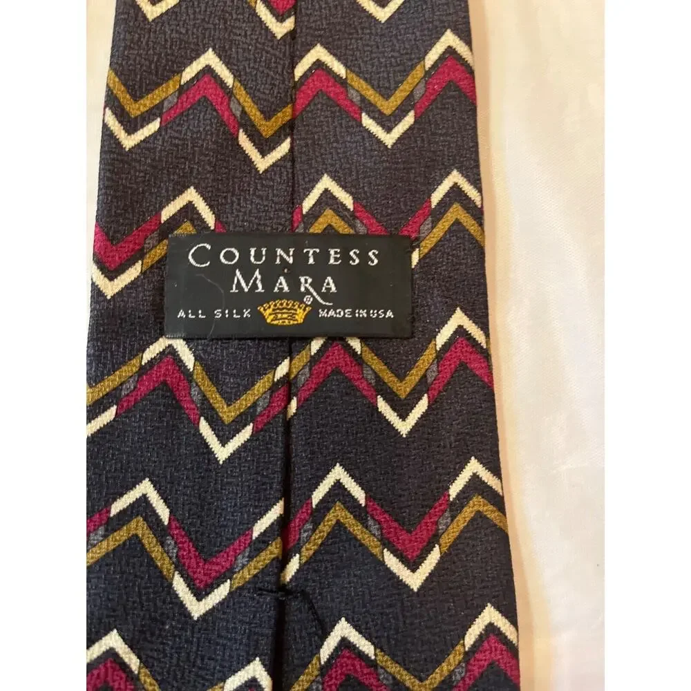 Silk Tie - Countess Mara - Vintage Necktie ~